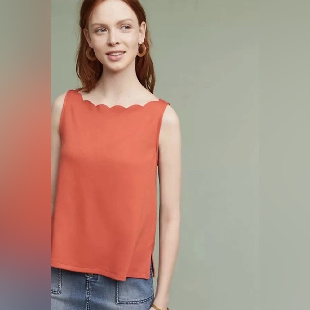 eri + ali Scalloped Tank